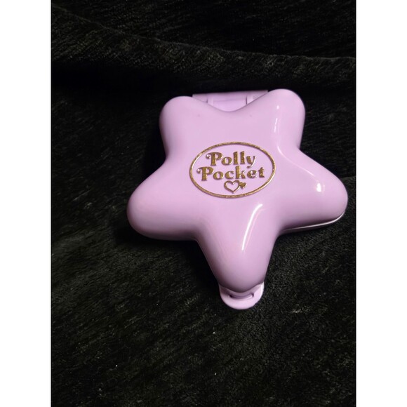 Vintage Polly Pocket Fairy Fantasy 1992 Bluebird Toys Purple Star Fairy Figure - Picture 5 of 6